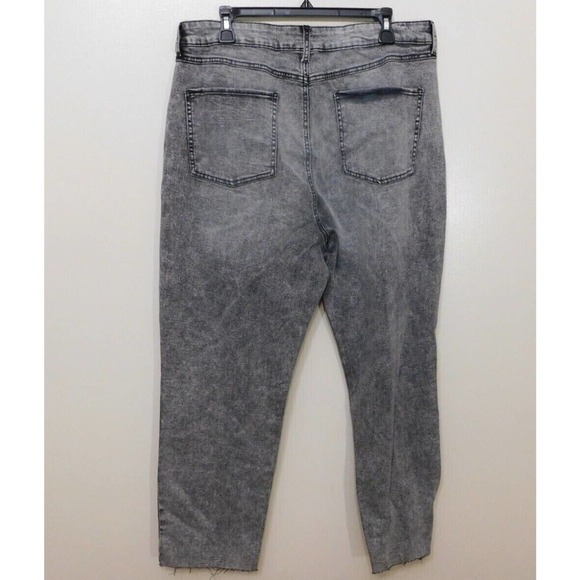 JR496 Rewash Black Juniors' Vintage Reunion Super-High-Rise Mom Jeans Size 15 - Picture 2 of 2